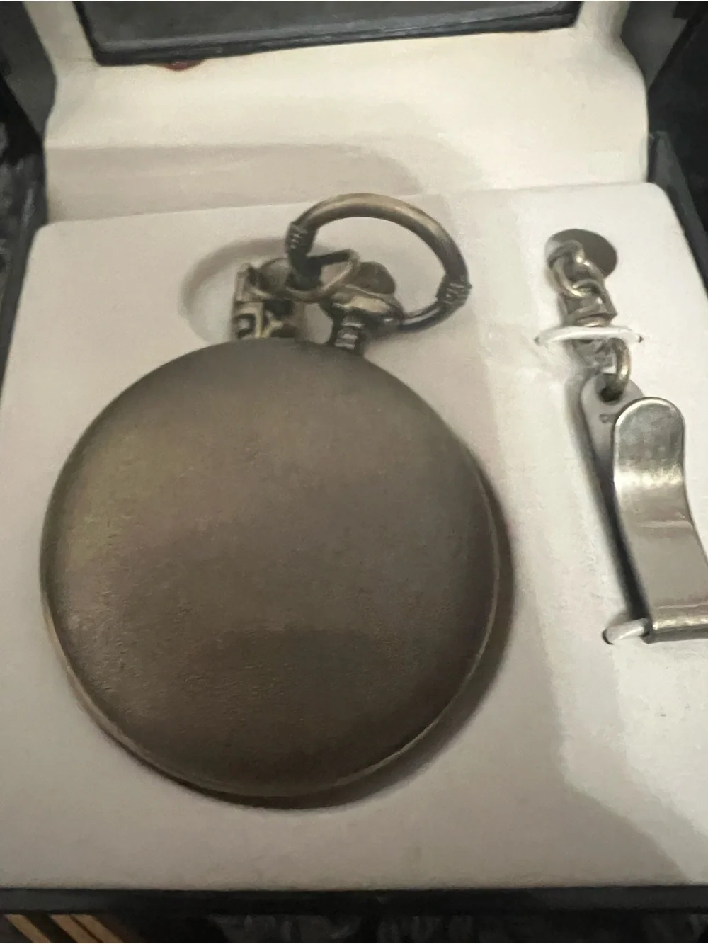 Vintage-Style Motorcycle Pocket Watch - Bronze Tone